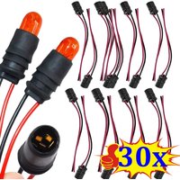 4-30PCS T10 W5W Car LED Lamp Bulb Base Holder Replacement Cars Lights Wedge Lights Bulb Socket Connector Holder Extension Parts