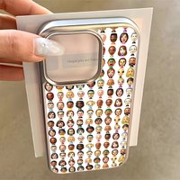 Korean Funny Cartoon Character Phone Case For iPhone 17 Air 16e 16 Pro Max 15 14 Plus 13 12 11 Shockproof Silicone Back Cover