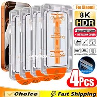 1-4Pcs HD 8K Dust Free Screen Protector For Xiaomi 15T Pro 14T 13T 12T 11T 10T 14 13 12 11 Lite 5G Ne Easy Installation Glass