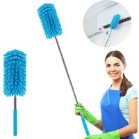 1PCS Extendable Microfiber Duster, Soft Dust-Free Duster Feathers Suitable for Living Room, Kitchen and Car Cleaning