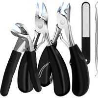 Toenail Clippers for Seniors Thick Nails, Ultra Sharp Sturdy Fingernail Toenail Clipper— Heavy Duty Ingrown Toenail Clippers