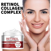 Retinol Cream Hyaluronic Acid Facial Cream Anti-wrinkle Anti-aging Fade Fine Lines Whitening Skin Care Water Cream