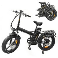 AliExpress EMOKO C94 Adult Electric Bicycle 750W Motor E-bike 48V35Ah Battery Electric Bike 20 Inch Tires City commute E-Bike