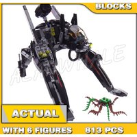 813pcs Super Fighter The Scuttler Vine Monster Hidden Jetpack Joker Ivy 10635 Building Blocks toy Compatible With Model