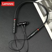 100% Original Lenovo HE05X Bluetooth 5.0 Earphones Waterproof Wireless HIFI Sound Magnetic Neckband Headset 8H Sports Headphones