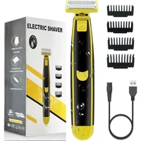 360 Face Hybrid Electric Beard Trimmer Shaver 5-in-1 Face Stubble Comb Mens Grooming Kit for Beard Face Nose Ear Hair Trimmer
