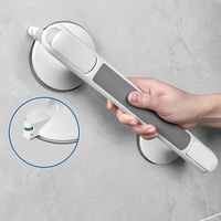 1 PC Reinforced Shower Armrest, Strong Suction Cup Mount, Drill-Free Easy Install, Bathroom Safety Grab Bar for Tile, Glass