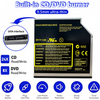 LJIAL Superdrive DVD CD RW Burner Writer 9.5mm Internal SATA Optical Drive Laptop Notebook Drive DVD Burner Writer