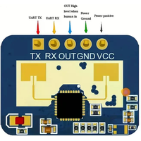 LD2410C 24GHz Human Presence Sensor FMCW Radar Module Body Heartbeat Detection High Accuracy Motion Induction