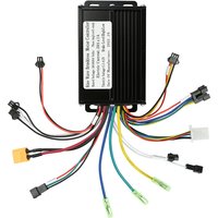 AliExpress Aideepen 36V 48V 20A Black Sine Wave Brushless Motor Controller 350W-500W for SM Connector No.2 Protocol LCD Instrument Electric Bicycle