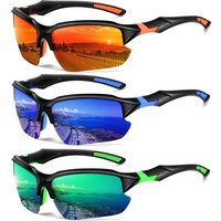 AliExpress VEGUEROS Classic Lightweight Sports Sunglasses Semi-Rimless UV400 for Cycling Fishing Unisex Outdoor Vintage Eyewear