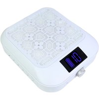 Brushless Turbo Nail Cleaner with Light Emitting Diode Display, Portable Vacuum Cleaner for Manicures and Nail Art Projects