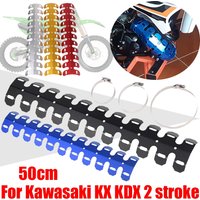 Exhaust Heat Shield Muffler Pipe Protector Cover For Kawasaki KX65 KX85 KX100 KX125 KX150 KX250 KX 65 85 100 125 150 300 500 KDX