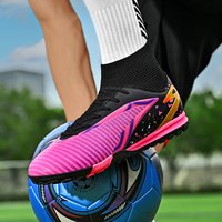 New Men Soccer Shoes Non-Slip Futsal High Ankle Indoor Outdoor Sports Shoes High-quality Football Boots Ultralight Non-Slip