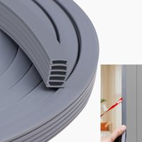 20 Feet Adjustable D-shaped Rubber Sealing Strip Peel and Stick Weather Seal Strip Rubber Soundproofing Door Sealing Tape