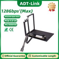 ADT-Link PCIe 5.0 K993G OcuLink Laptop External Graphics Card GPU Dock Notebook GEN5 SFF-8611 OcuLink to PCI-E x16 eGPU Adapter
