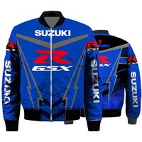 AliExpress Best-selling thick outdoor sports cycling Suzuki 3D printed coat - Men's daily cycling clothing