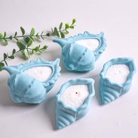 3D Conch Candle Jar Silicone Mold DIY Ocean Storage Box Crafts Making Plaster Resin Flowerpot Clay Molds Home Decor Art Gifts