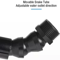 Aquarium Rotating Water Outlet Nozzle 1/2" 3/4'' 1" Adjustable Direction Vortex Water Flow Accelerator Fish Tank Filter Pump