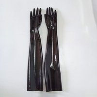 Latex Gloves Natural Latex Long Gloves To The Upper Arm Tight and Smooth