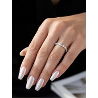 Exquisite 2MM Real Moissanite Diamond Round Ring For Women 925 Sterling Silver Engagement Upgrade High Quality Fine Jewelry