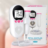 Household Doppler Fetal Portable Pregnant Baby Heart Rate Monitor 3.0MHz Pregnancy Baby Meter Fetal Sound Ultrasound Detector