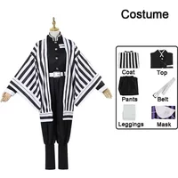 Halloween Anime 2026 Iguro Obanai Haori Kimono Cosplay Costume perruque serpent accessoires blanc