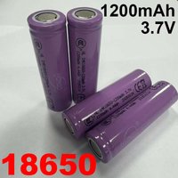 100% Original 18650 Rechargeable Battery 3.7V 1200mAh High Current for Flashlight 1200mAh