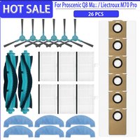 Main Side Brush Filter For MONSGA MS1 MAX,Proscenic Q8 Max,Mova E10,Liectroux M70 Pro,Mamibot EXVAC700 Pioneer Parts Accessories