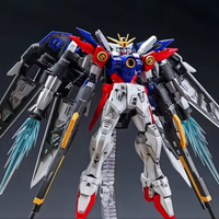 RG 1/144 JM Wing Zero Mecha Bausatz mit Wasserschiebeaufklebern, Halterung, Teilen mit Leuchteffekt, Hobby-Sammlerstück, Spielzeug, Geschenk