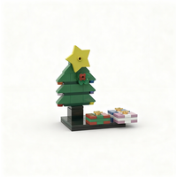225PCS MOC Creative Model Greta Gremlins Christmas Edition DIY Assembly Building Blocks Display Birthday Gift Collectible Set