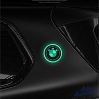 4PCS 7cm Luminous Car Emblem Decorative Sticker Safety Warning Decal Cover Scratches For BMW E46 E90 E60 F30 F10 X2 X4 X6 X7 G20