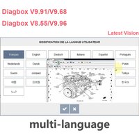 Lexia3 Diagbox V9.91&V9.68 obd2 scanner diagnosis V7.83 PP2000 V48/V25 For Ci-troen/Pe-ugeot Car Diagnostic Tool Software Link