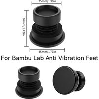 For Bambu Lab 3D Printer Anti Vibration Feet P1P/P1S/P1 Anti-slip Dust-proof Rubber Foot Pad Fit Bambulabs X1/X1C/A1/A1 mini