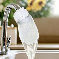50pcs Faucet Filter Cotton Splash-Proof Portable Pouch Water Purification Socks for Kitchen Sink for Scale Sediment Silt Sand