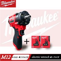 Milwaukee 12V lithium battery replaceable, compatible with Milwaukee brushless compact drill bits and electric wrench tools