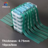 Piaoyu High-Power 0.75mm Durable Slingshot Rubber Bands - 10/40pcs with Storage Box for Hunting & Fishing Shooting Accessories