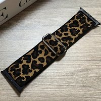 Leopard Stretchy Nylon Watch Band Compatible With iWatch For Apple Watch Series ultra 2-3 49mm 40/45/46mm 42mm 11 10 9 7 6 5 4SE