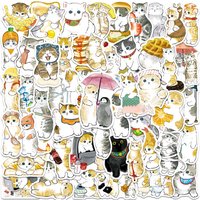 50Pcs Kawaii Mofusand Stickers Cartoon Cute Cat Graffiti Decals Kids Toy Gift DIY Scrapbook Guitar Laptop Phone Case