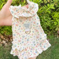 Cute Halter Princess Dog Skirt 2026 Thin Breathable Summer Cooling Clothes For Small Medium Pet