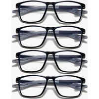 4PCS Sport Reading Glasses Ultralight Anti-blue Light Presbyopia Eyeglasses Women Men Far Sight Optical Eyewear Diopters