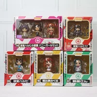 The Melancholy of Haruhi Suzumiya Action Figure Asahina Mikuru Suzumiya Haruhi Tsuruya Q Version Cute Model Ornament Toys