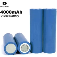 PURFIELD INR 21700 3.7v 4000mAh Lithium Battery High Drain Rechargeable Cells 40A Power Li Ion Batteries for Electrical Tools