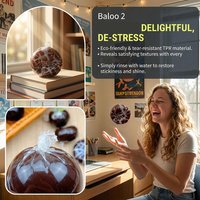 Wax Cracking Squishy ASMR Stress Ball Crispy Snowball Crunch Squeeze Toy Soft Gel Fidget Toy for Stress Relief Anxiety