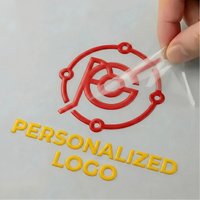 50pcs Custom Stickers Personalized Sticker Logo Transfer Stickers 3D Wedding Labels UV DTF Customized Waterproof Company Brand