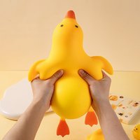 Stress Relief Toy Squishy Squishy Duck Stress Ball Fidget Toy Desk Squeeze Toy Friends X-mas Gift
