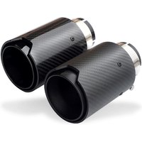 1PCS Car Muffler Pipe with Carbon Fiber Tail Throat Modification For BMW F30 F31 F22 F23 F32 F33 F36 F10 F12 M2 M3 M4