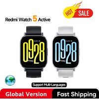 Global Version Redmi Watch 5 Active 2'' Display Up to 18 days of battery life 140+ workout modes Bluetooth calling 5ATM