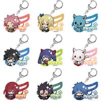 FAIRY TAIL 100 Years Quest Lucy Heartfilia Happy Gray Fullbuster Erza Scarlet Carla Juvia Lockser Chibi Anime Acrylic keychain