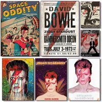 Music Star D-David B-BowieS Singer Poster Gift with prints Home bedroom living room decoration promotion and display